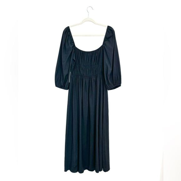 NWT Reformation Bennie midi dress in black - Picture 9 of 15